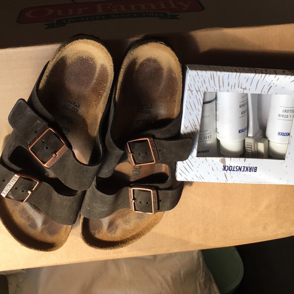 Birkenstocks and New Cleaning Kit